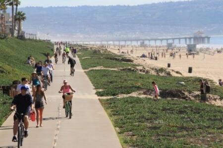 Amazing Ocean View - Luxury Manhattan Beach 1 Bedroom - Parking 외부 사진